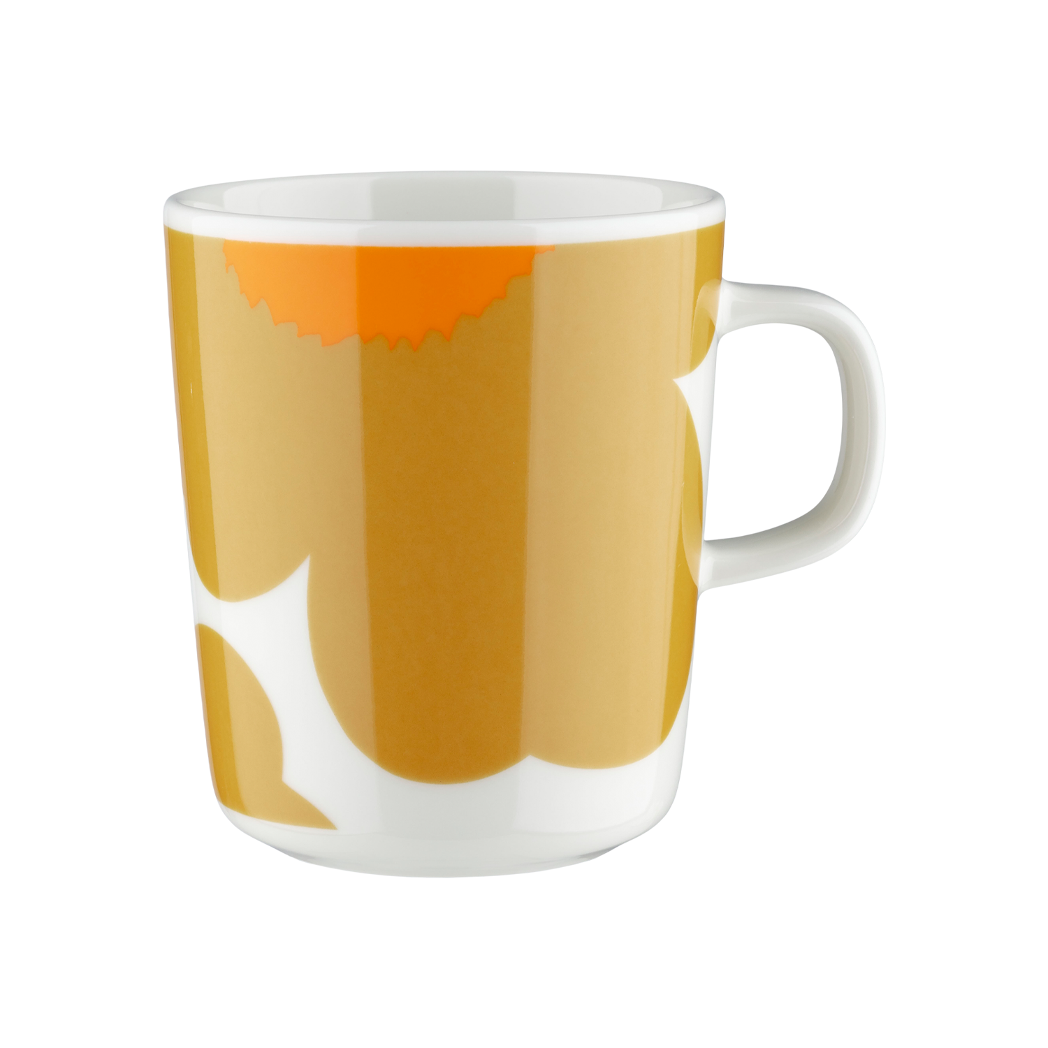 "Marimekko Iso Unikko Mug, saffron yellow"