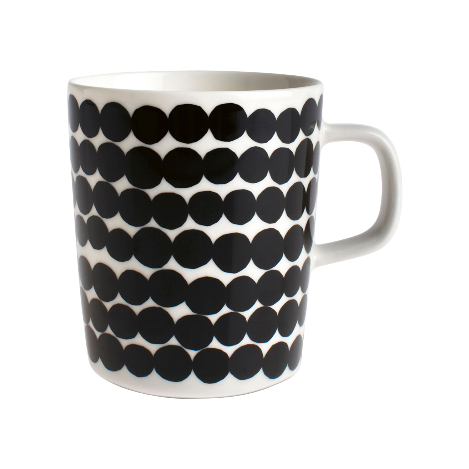 "Marimekko R?symatto Mug, white/black"