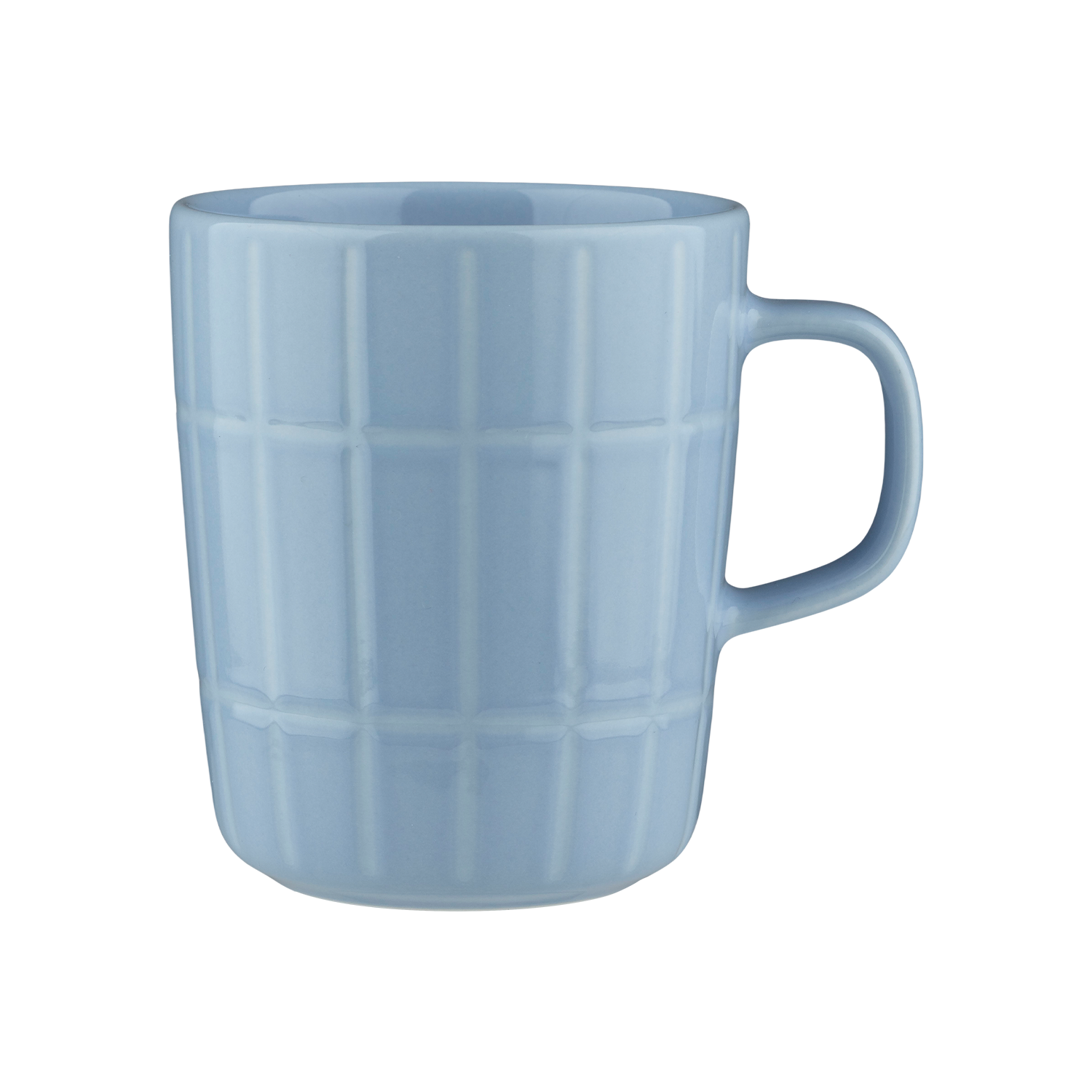 "Marimekko Tiiliskivi Mug, lt.blue,off-white"