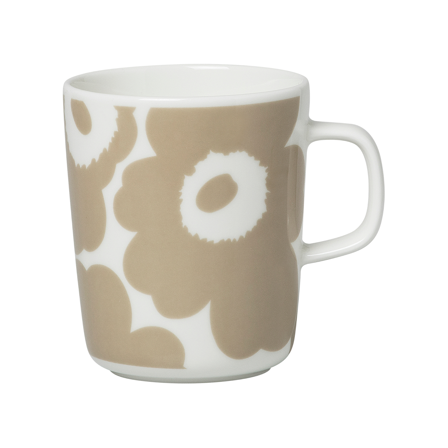 "Marimekko Unikko Mug, white/beige"