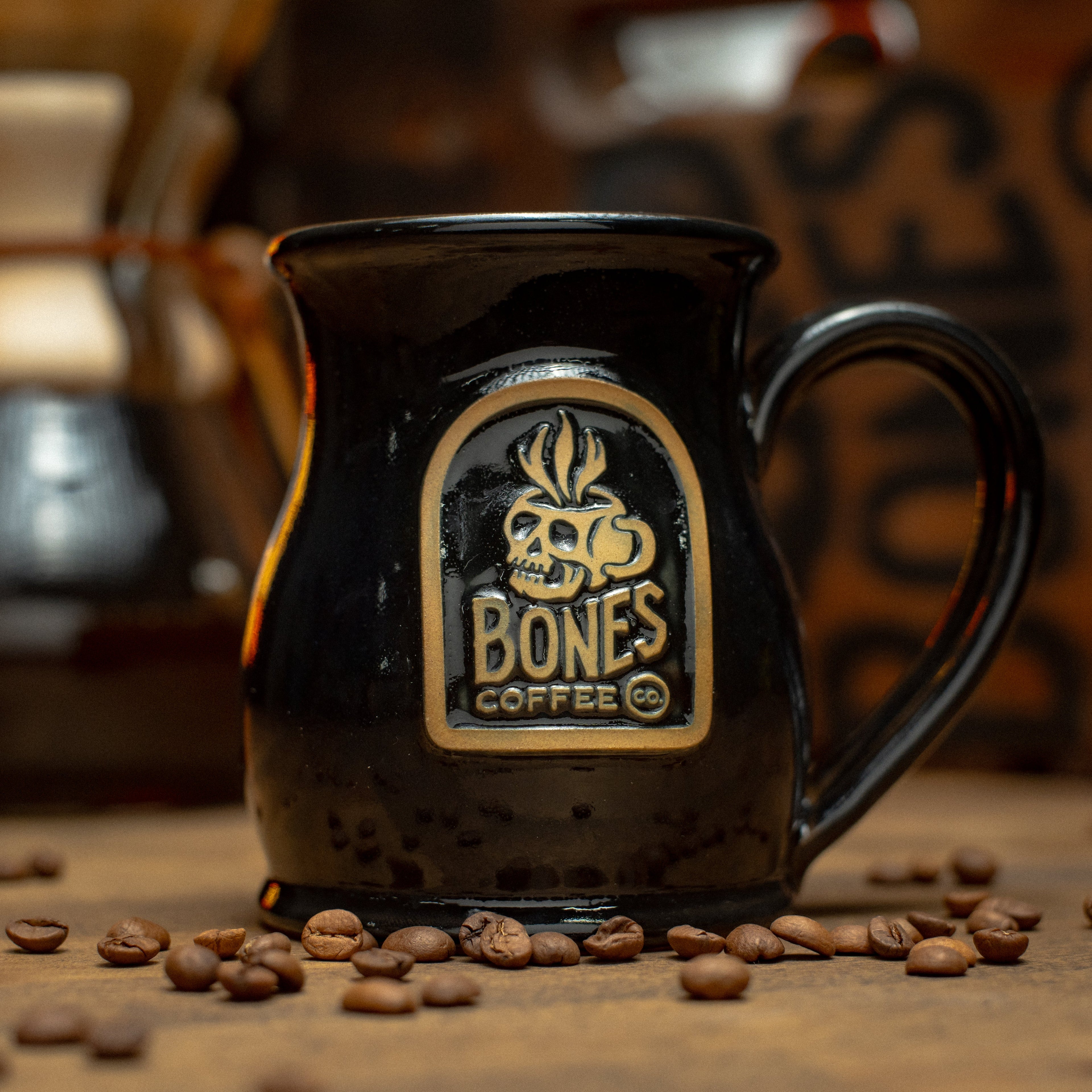 Skull Logo Handthrown Mug