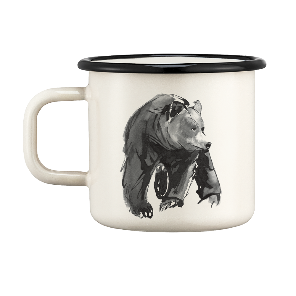 Muurla Teemu J?rvi Bear Enamel Mug