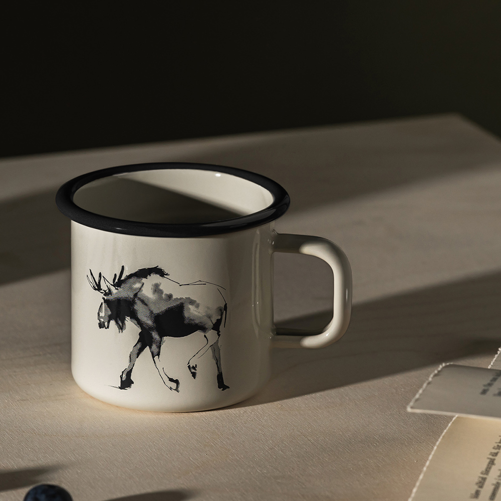 Muurla Teemu J?rvi Moose Enamel Mug
