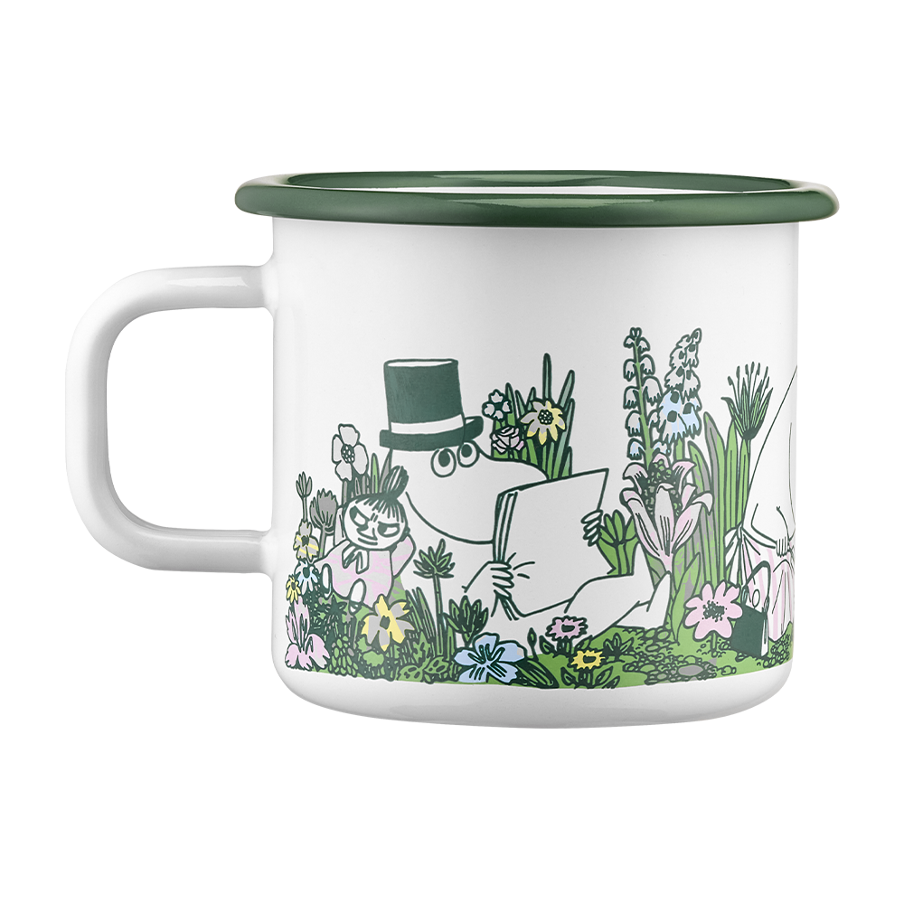 Muurla Moomin In The Garden Enamel Mug