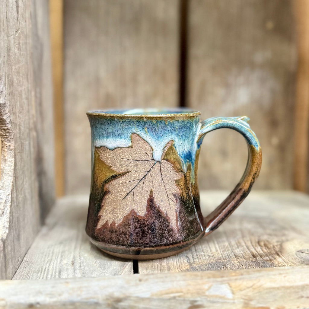 Brandon Leaf Mug {Earth and Sky}