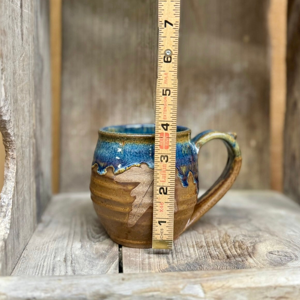 Barrel Leaf Mug {Autumn Storm}