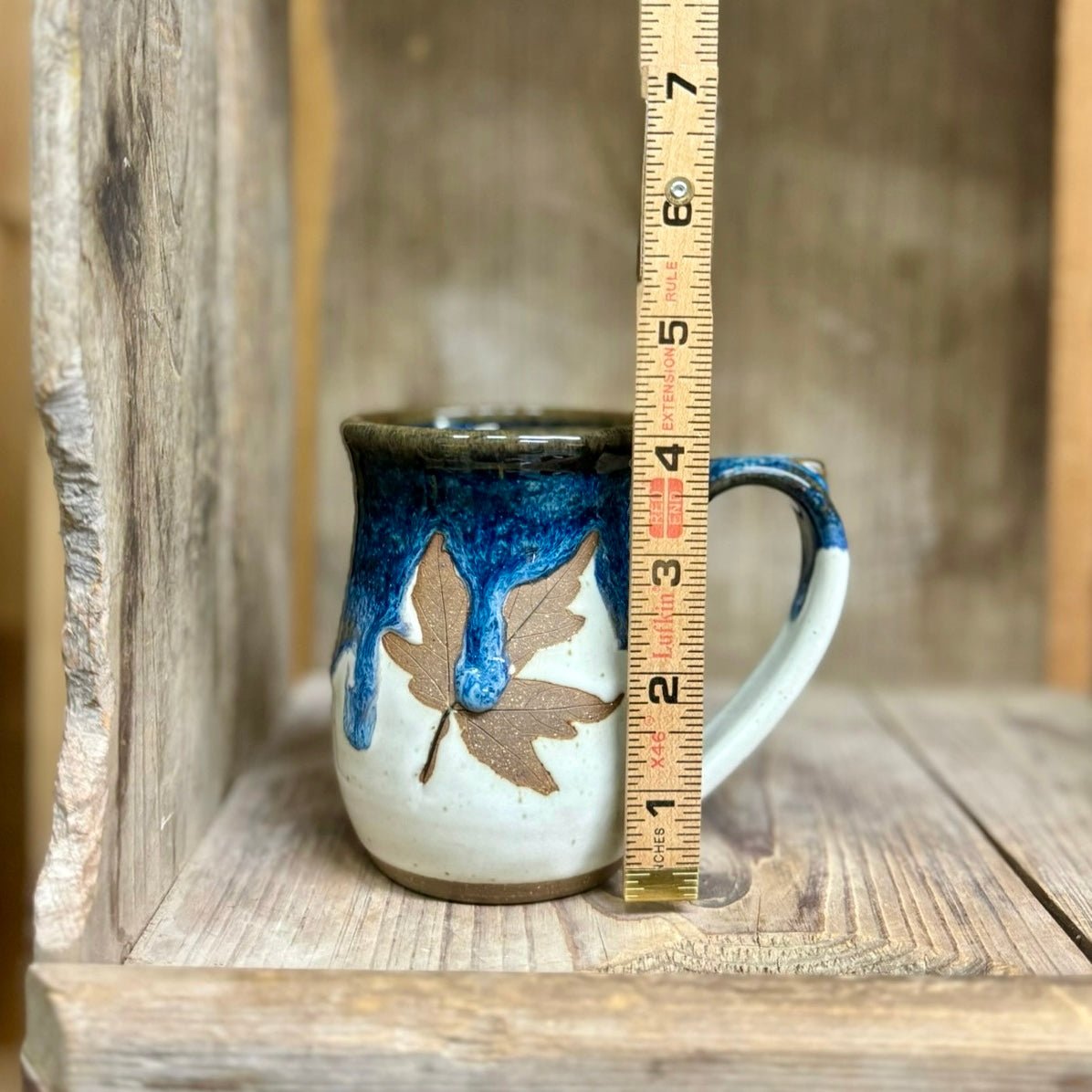 Mini Leaf Mug {Blue Jay}