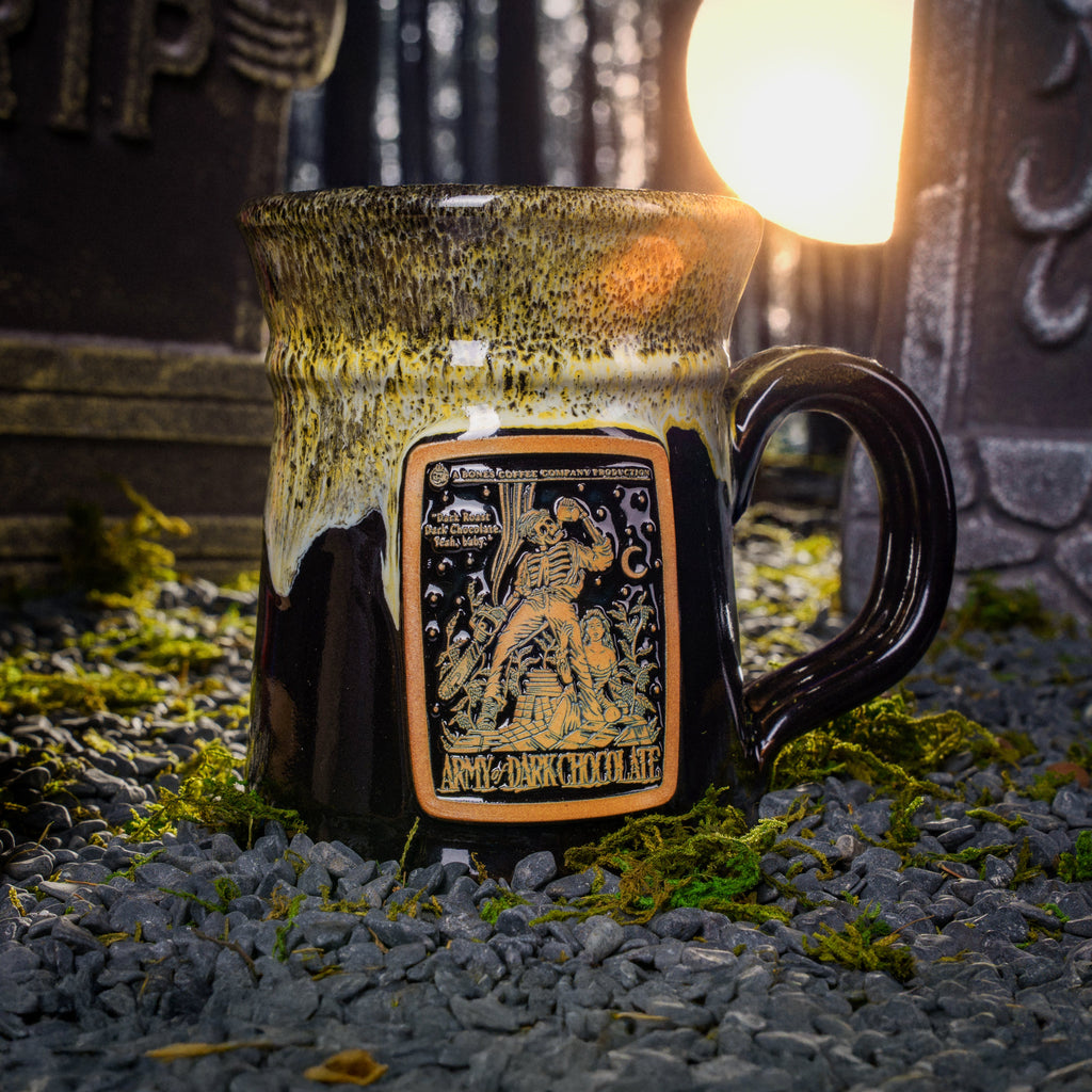 Army of Dark Chocolate Handthrown Mug