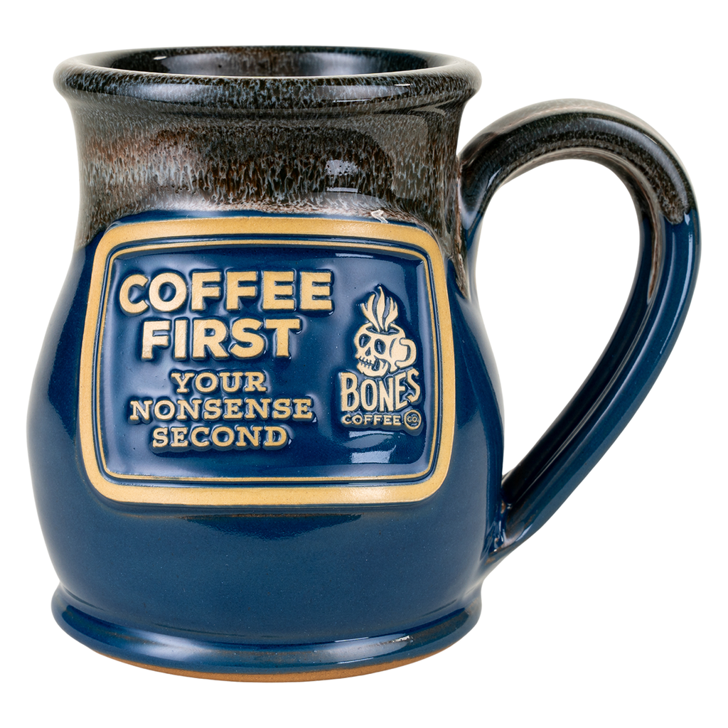Coffee First Meme Handthrown Mug