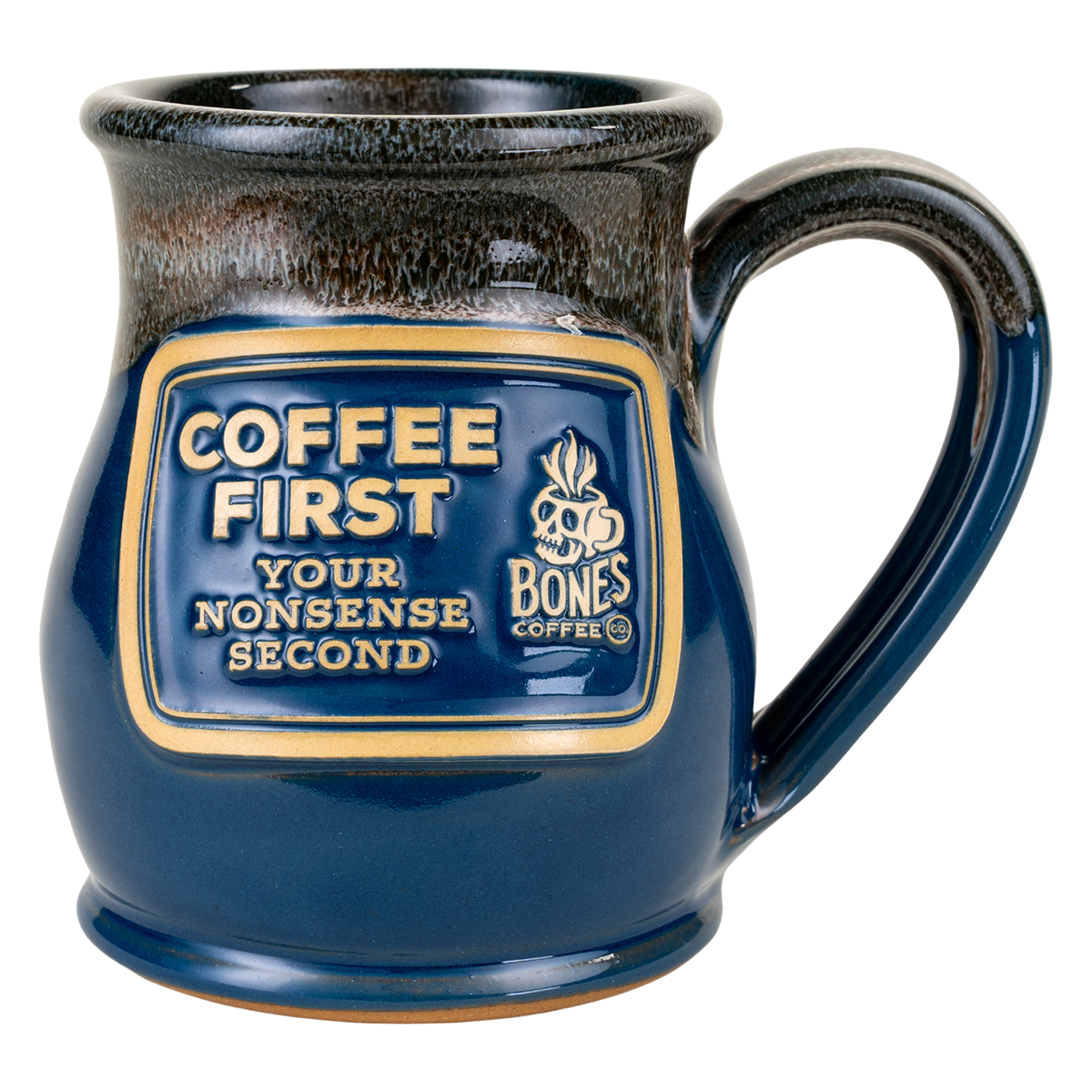 Coffee First Meme Handthrown Mug