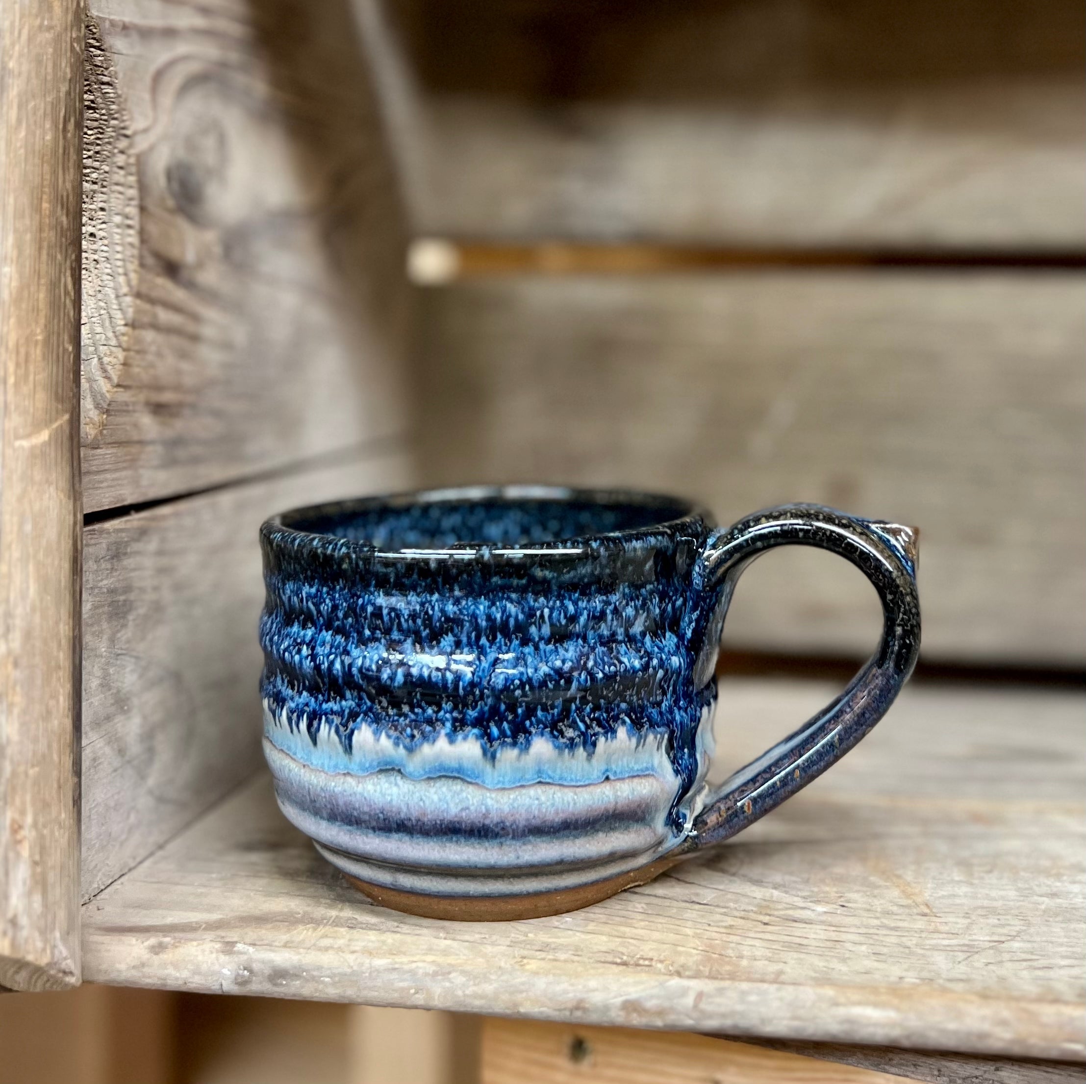 Cappuccino Mug {The Blues}