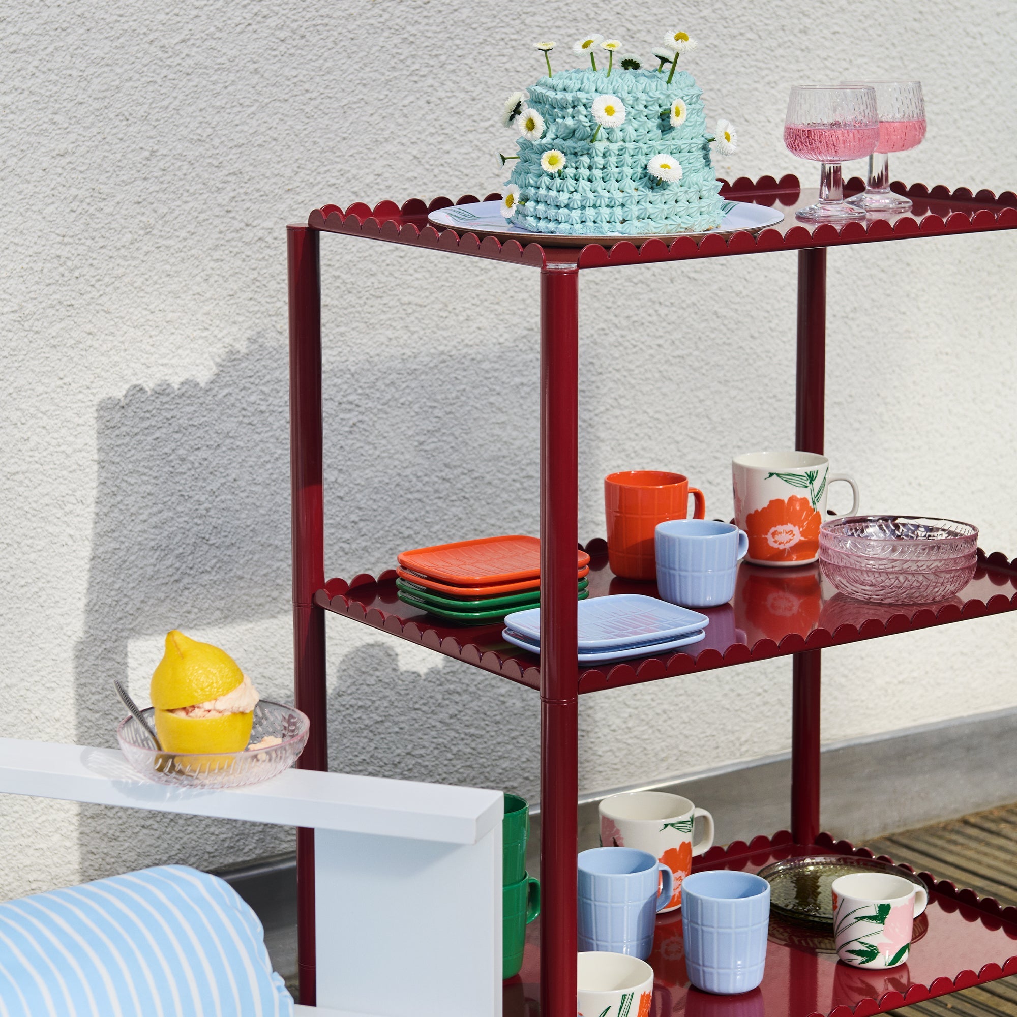 "Marimekko Tiiliskivi Large Mug, orange"