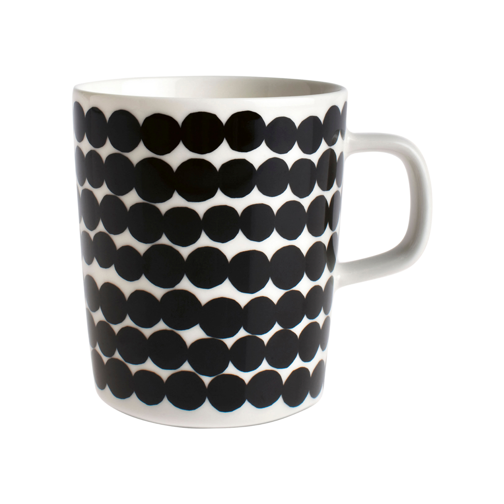 "Marimekko R?symatto Mug, white/black"