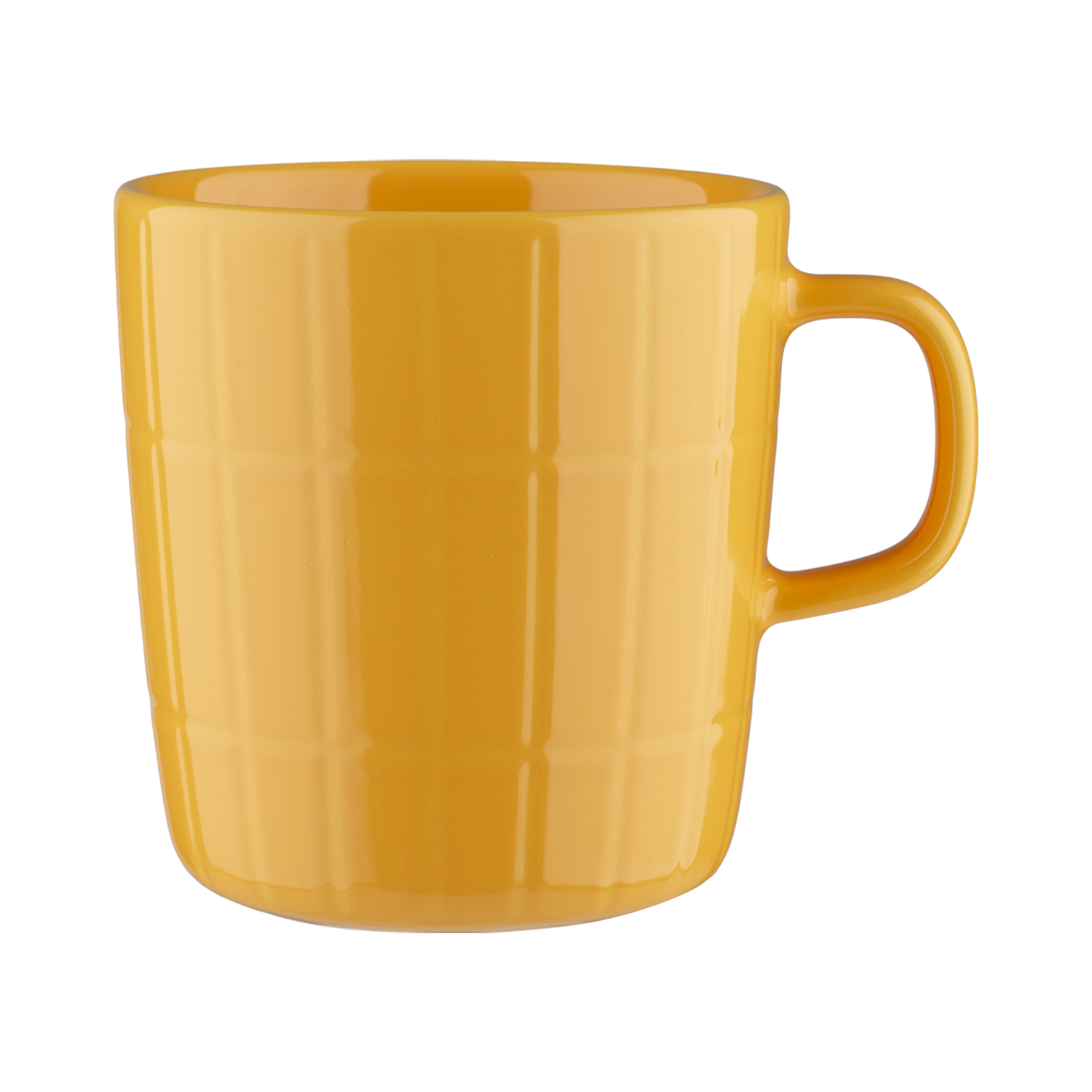 "Marimekko Tiiliskivi Large Mug, saffron yellow"