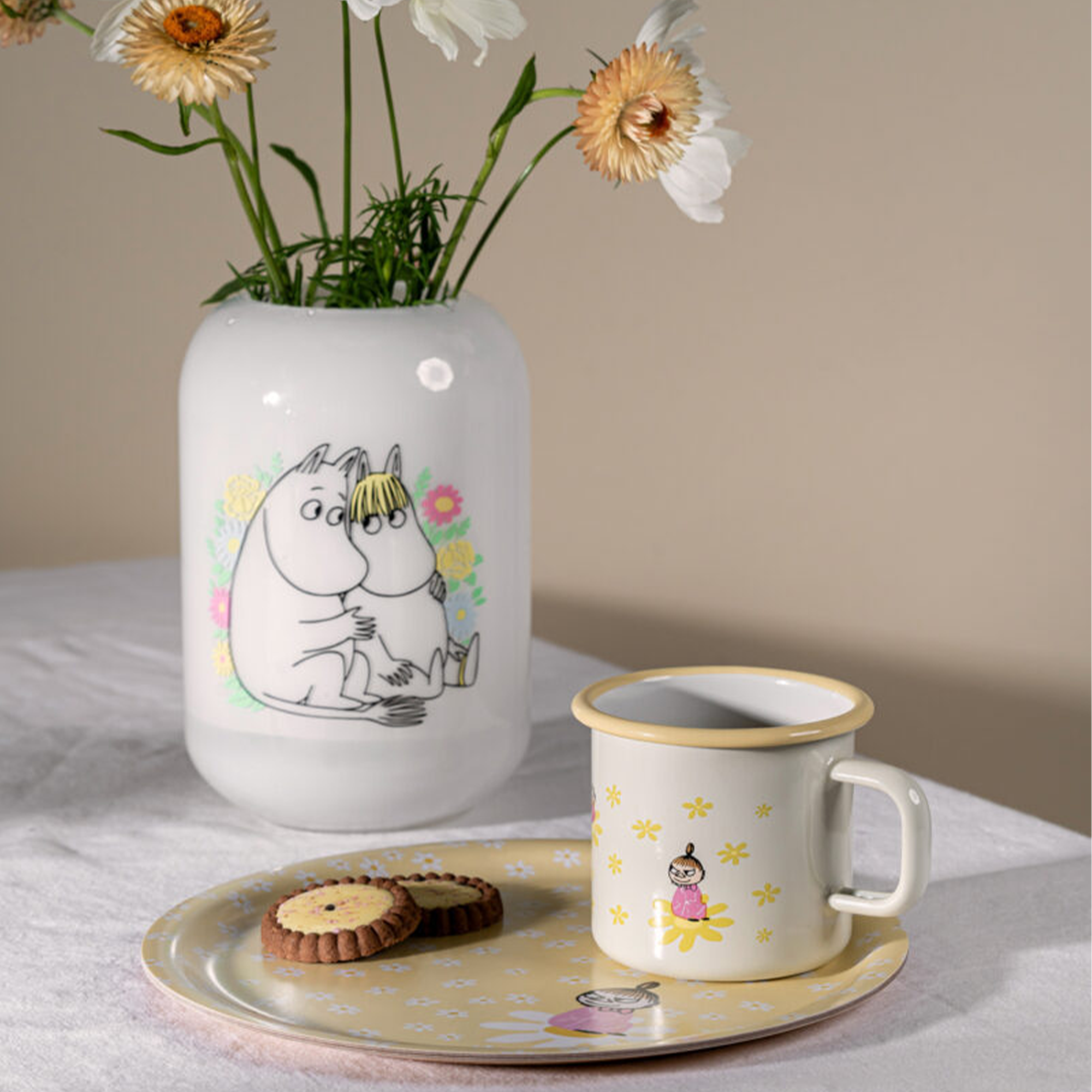 Muurla Moomin Flowers Enamel Mug