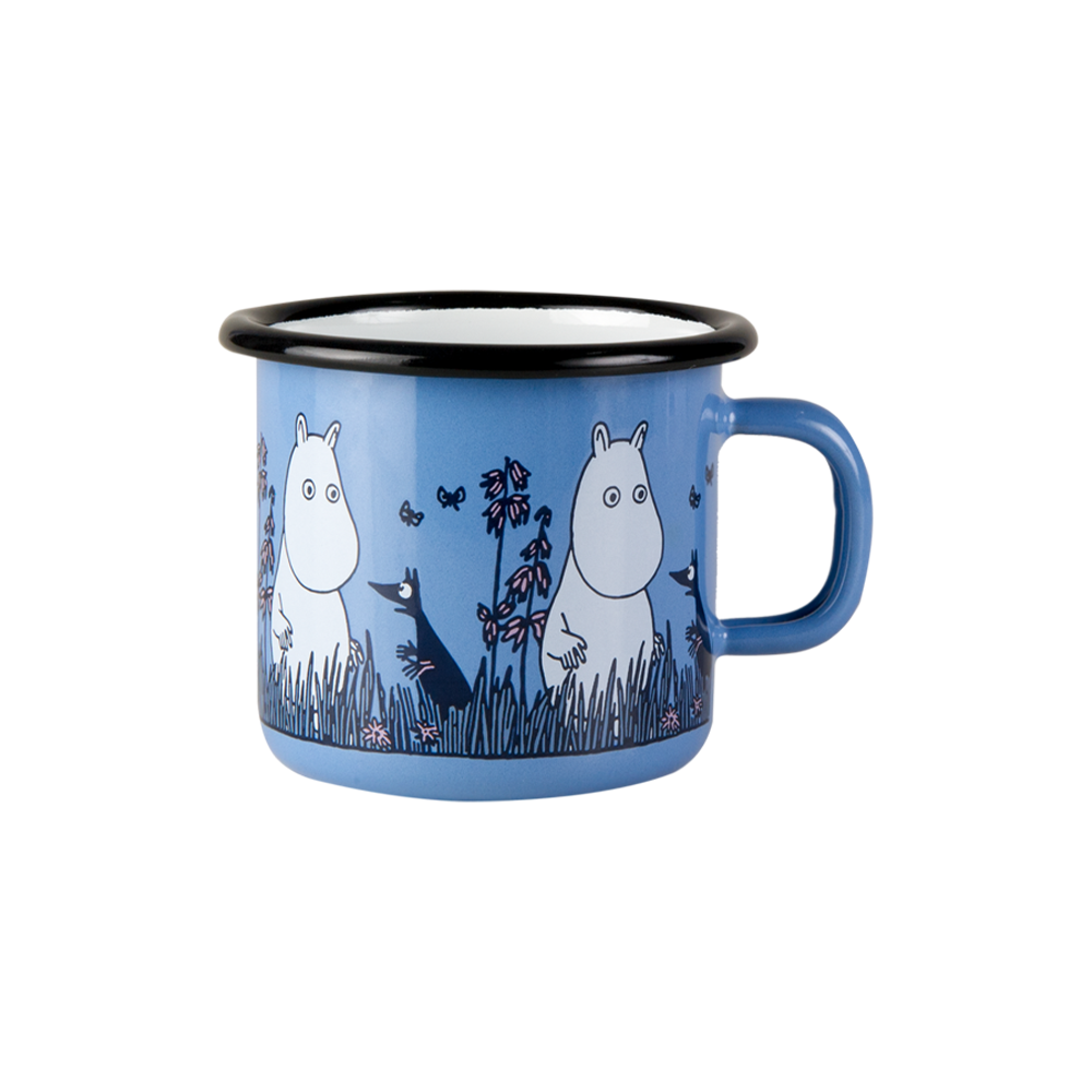 Muurla Moomin Friends Blue Enamel Children's Mug