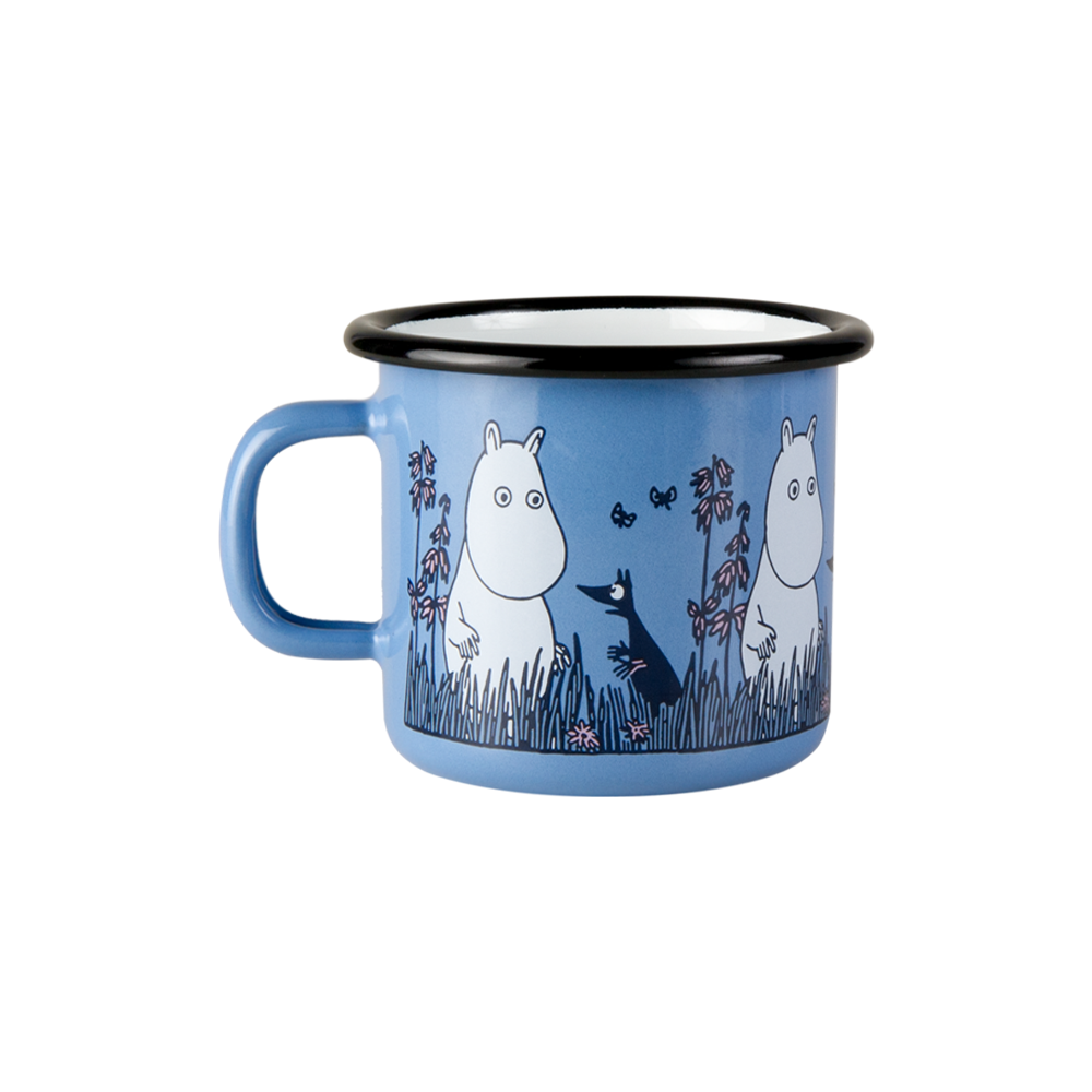 Muurla Moomin Friends Blue Enamel Children's Mug