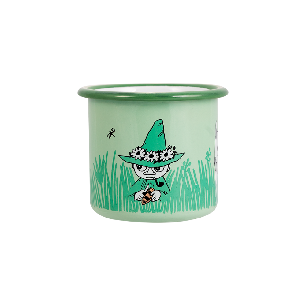 Muurla Moomin Friends Green Enamel Children's Mug