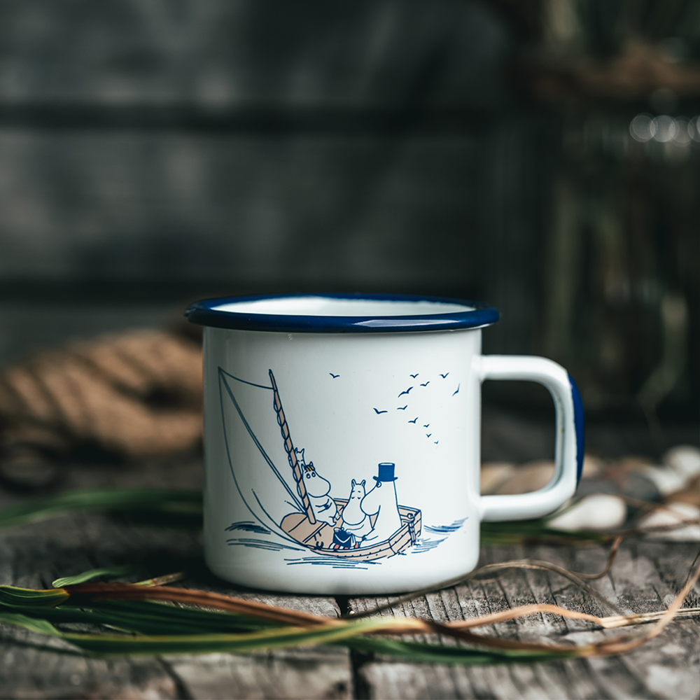Muurla Moomin Sailors Enamel Mug
