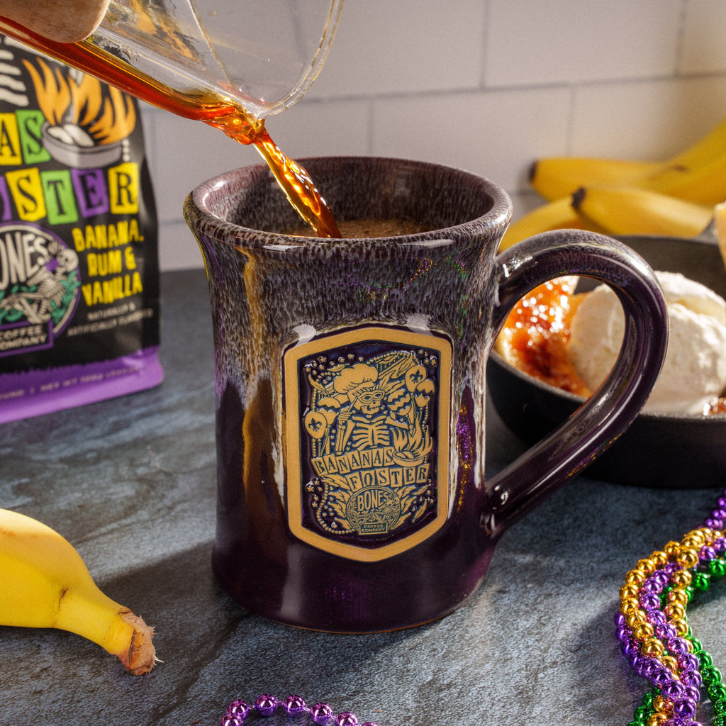 Bananas Foster Handthrown Mug