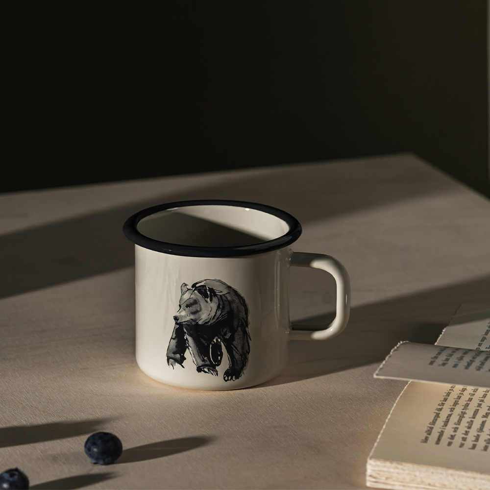 Muurla Teemu J?rvi Bear Enamel Mug
