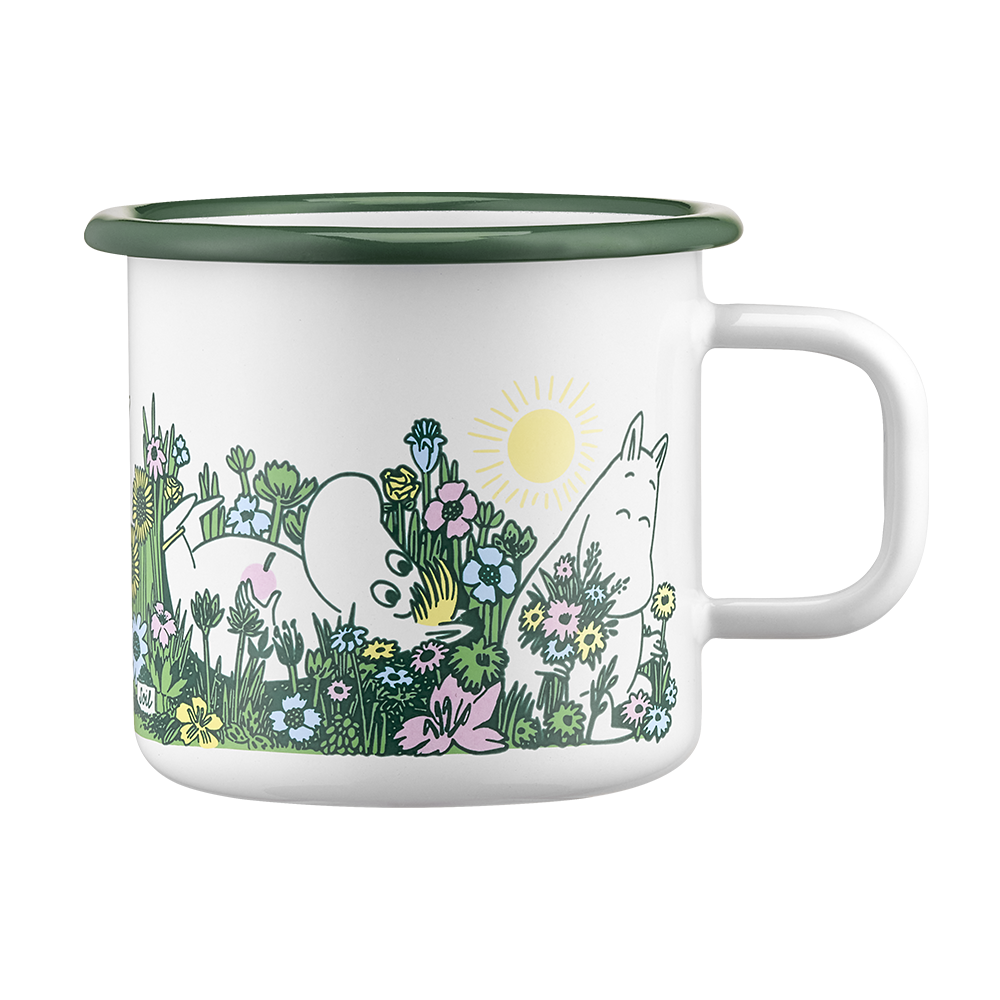 Muurla Moomin In The Garden Enamel Mug