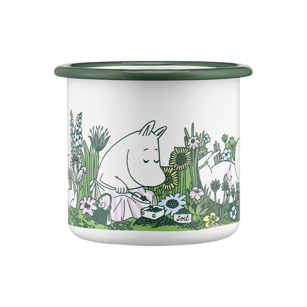 Muurla Moomin In The Garden Enamel Mug