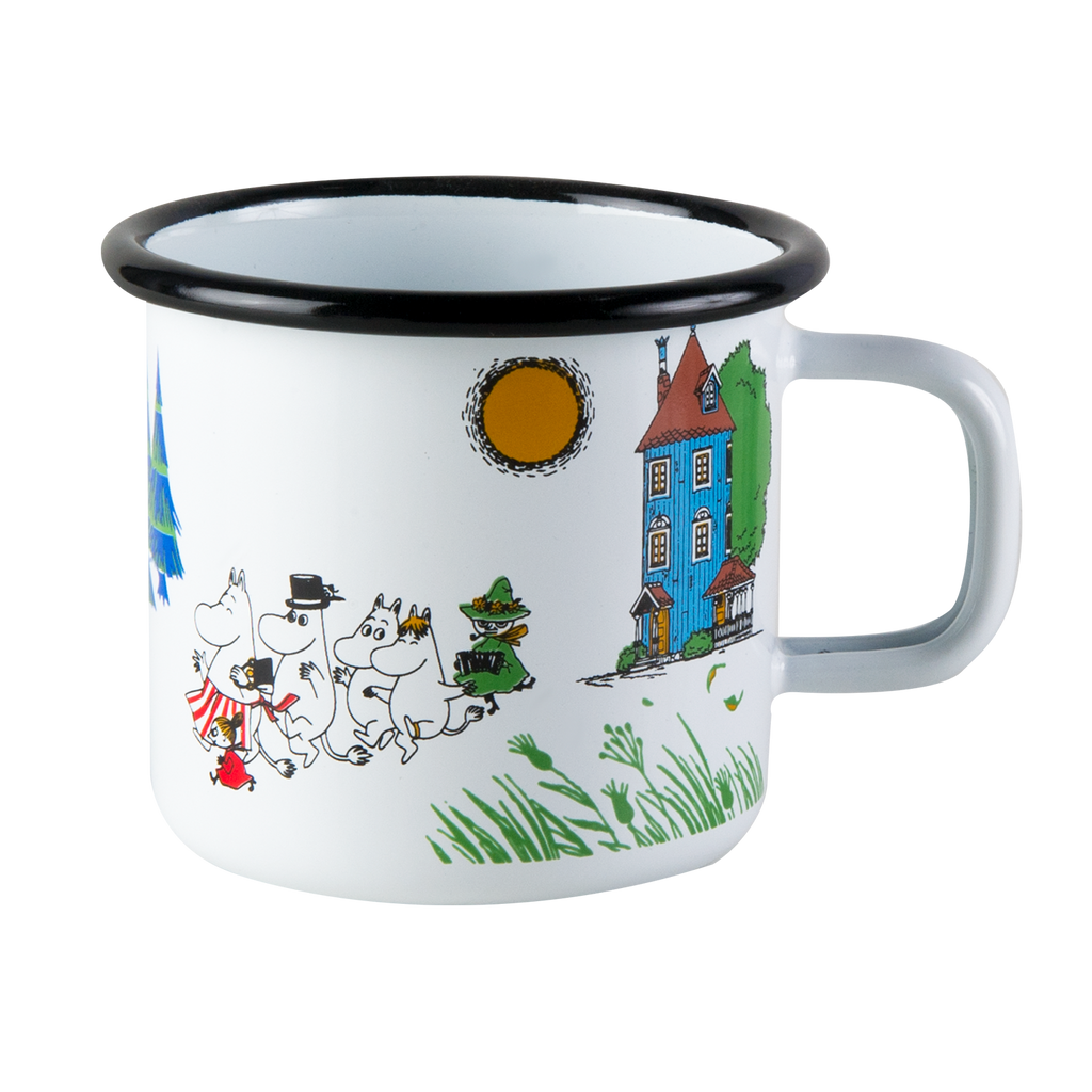 Muurla Moomin Enamel Mug Moominvalley