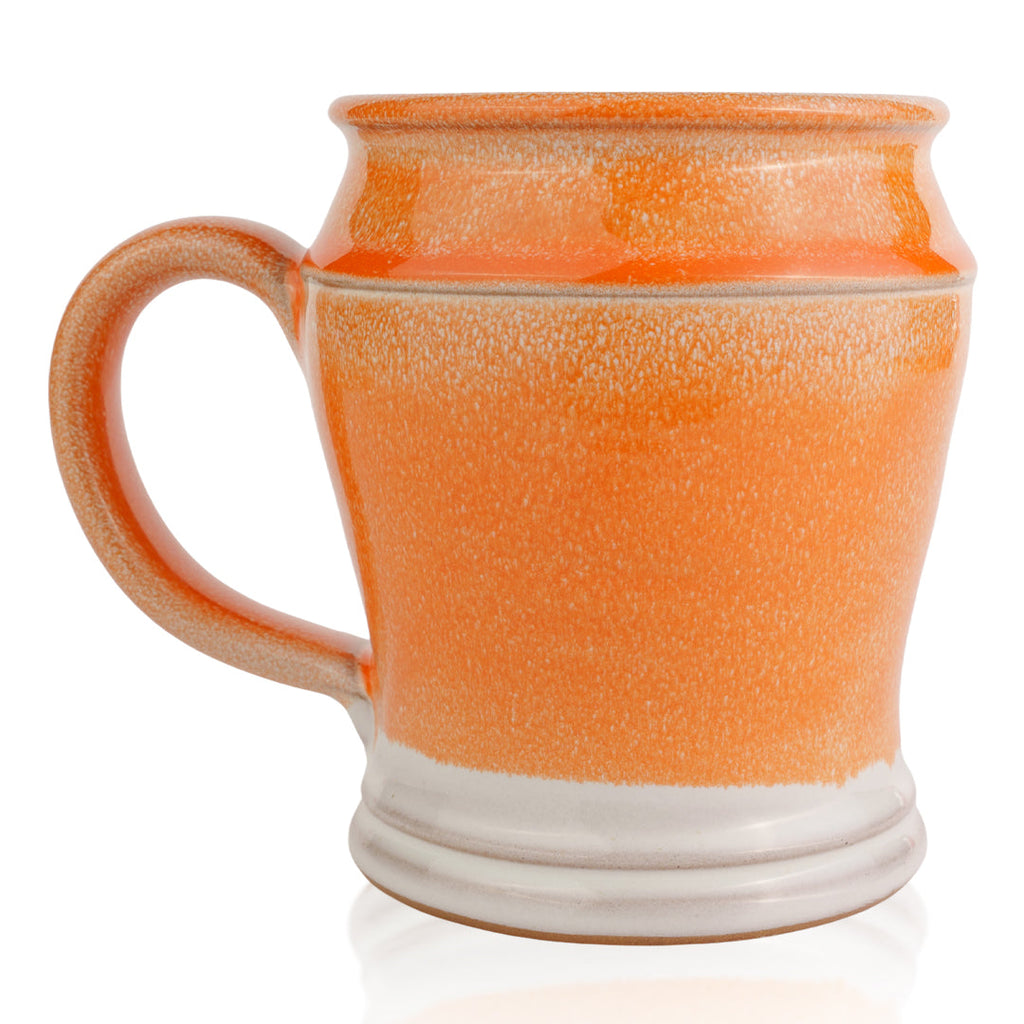 Orange Sickle Handthrown Mug